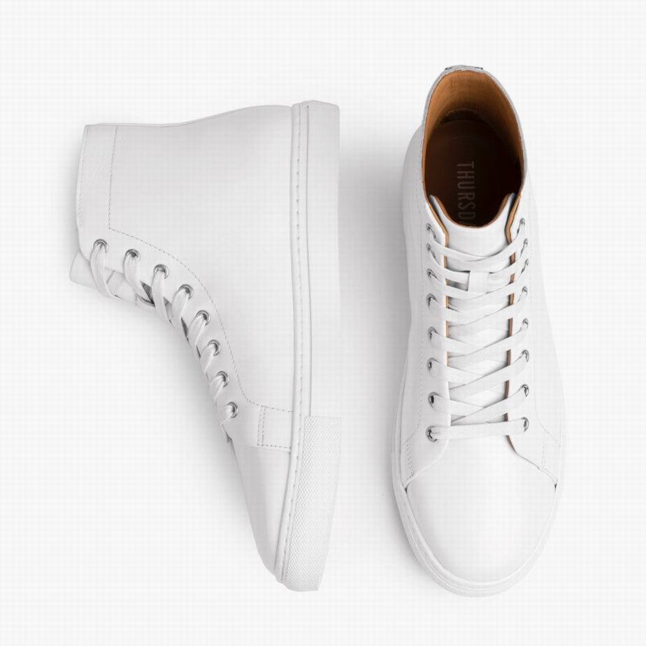 White Thursday Boots Premier Women High-Top Sneakers | VKM8658UE