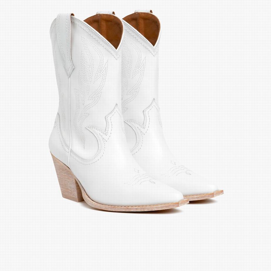 White Thursday Boots Sierra Women Western Boots | JDO6227KH