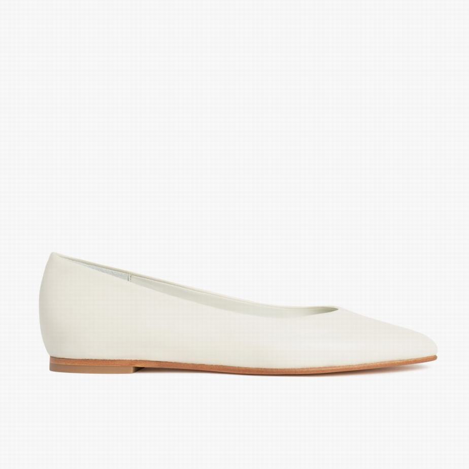 White Thursday Boots Viva Women Ballet Flats | SUI65AO